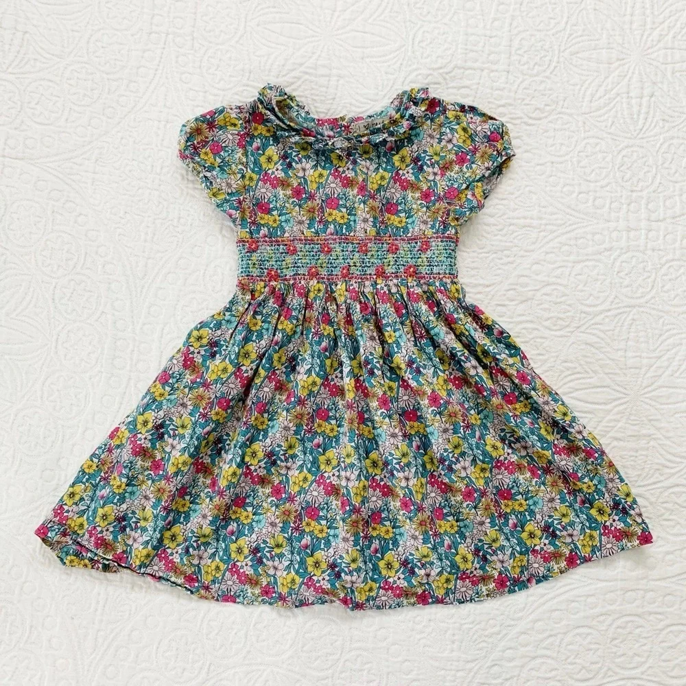 Next UK Girls’ Liberty Print Floral Dress (Sz 4-5)‎